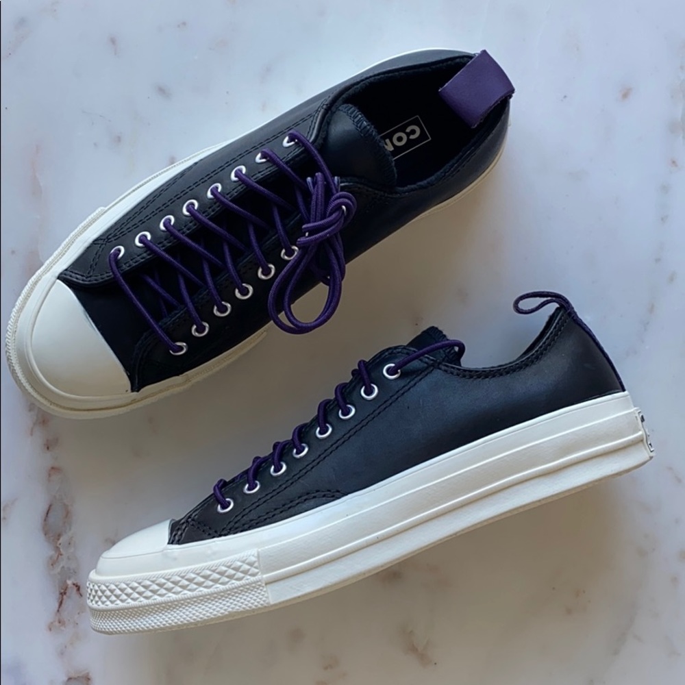 NWT converse chuck 70 ox black leather - Picture 4 of 9